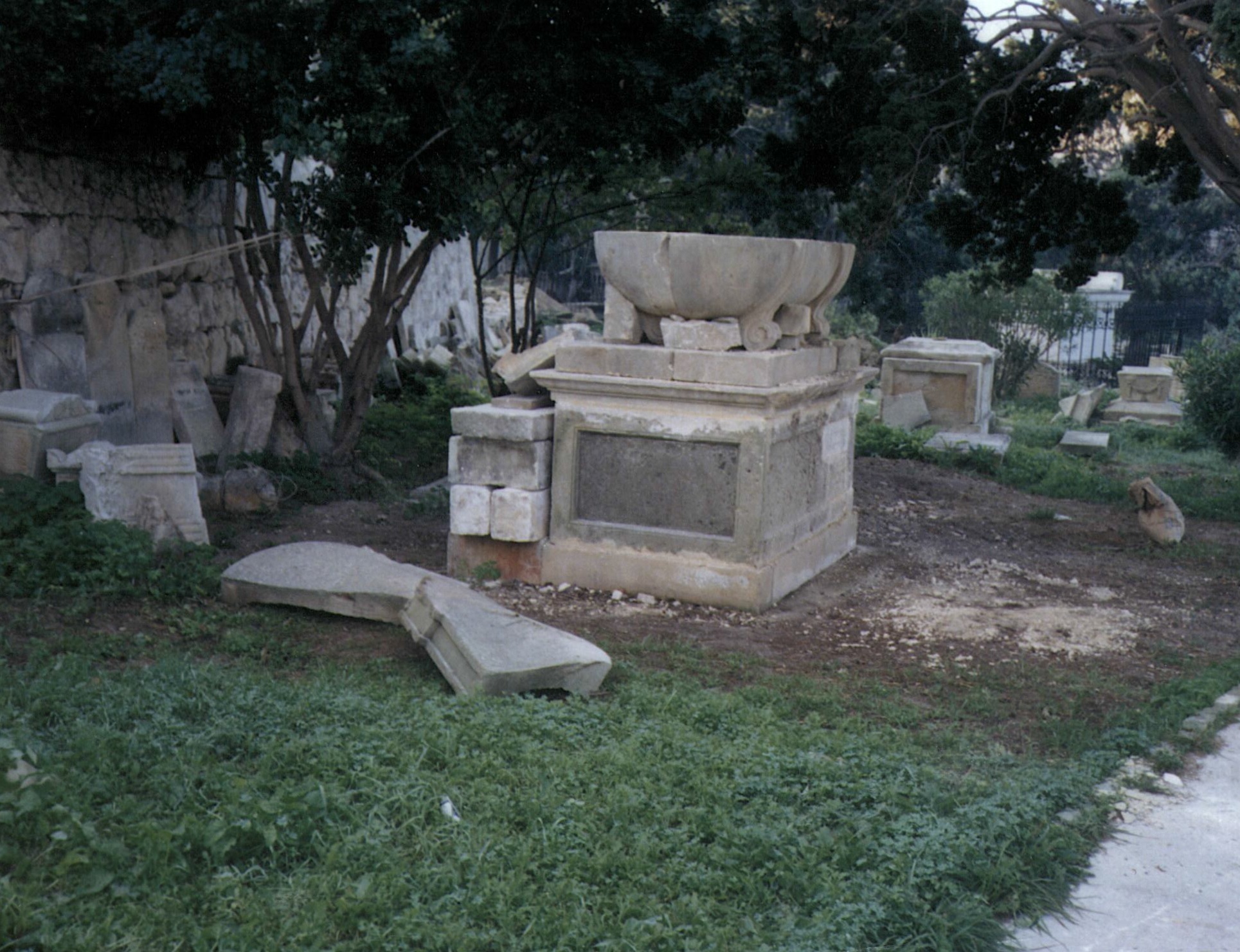 The Msida Bastion Cemetery, Malta