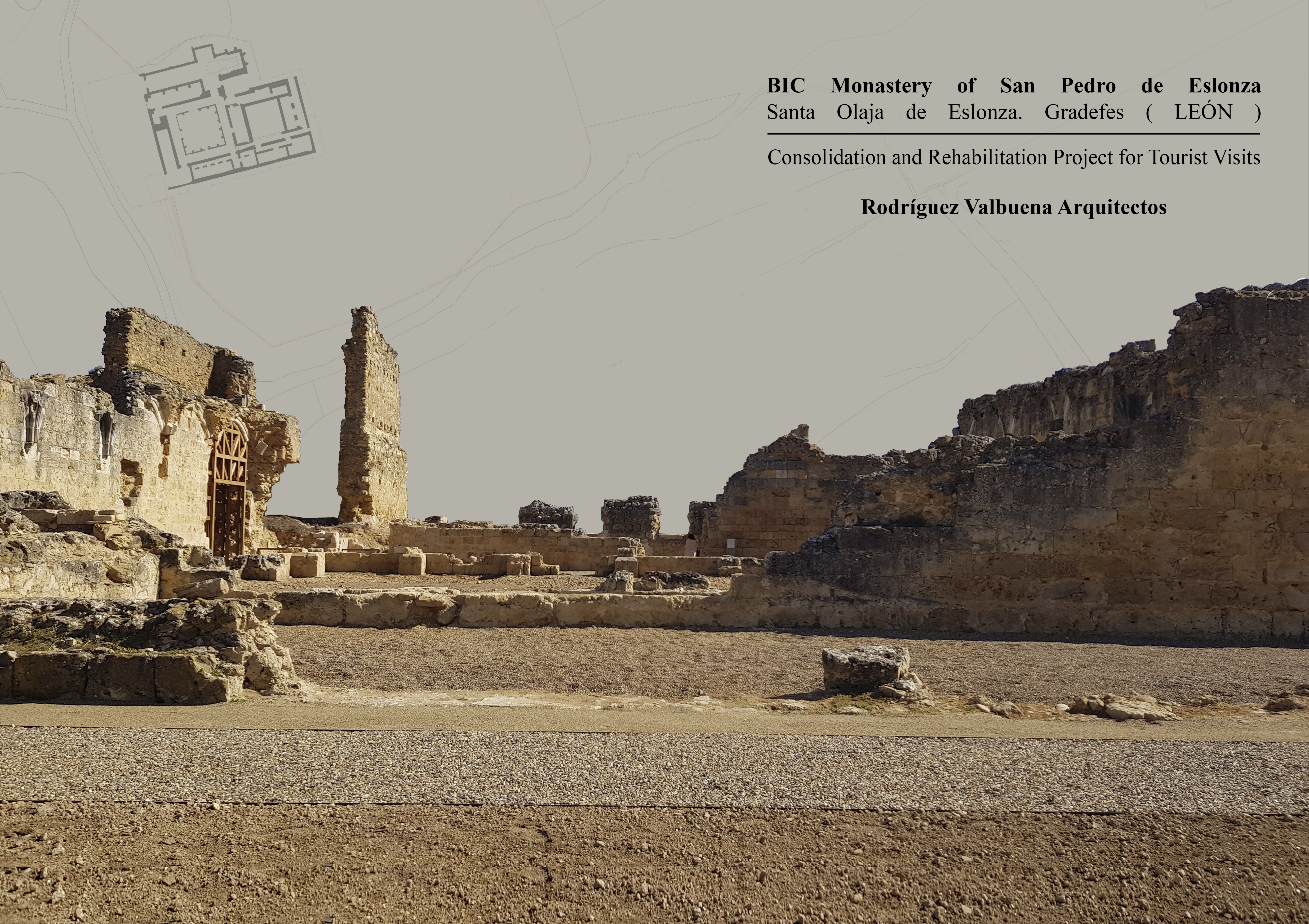 Ruins of the Monastery of San Pedro de Eslonzare