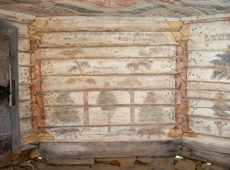  'Wall paintings at Grotenfelt Family Burial Chapel`s, Joroinen'