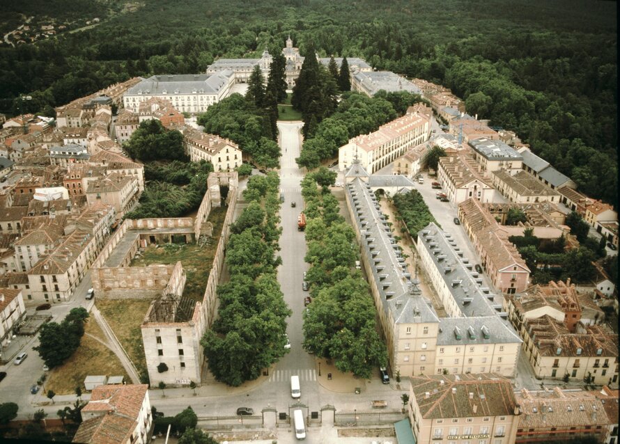 The royal site of San Ildefonso, Segovia