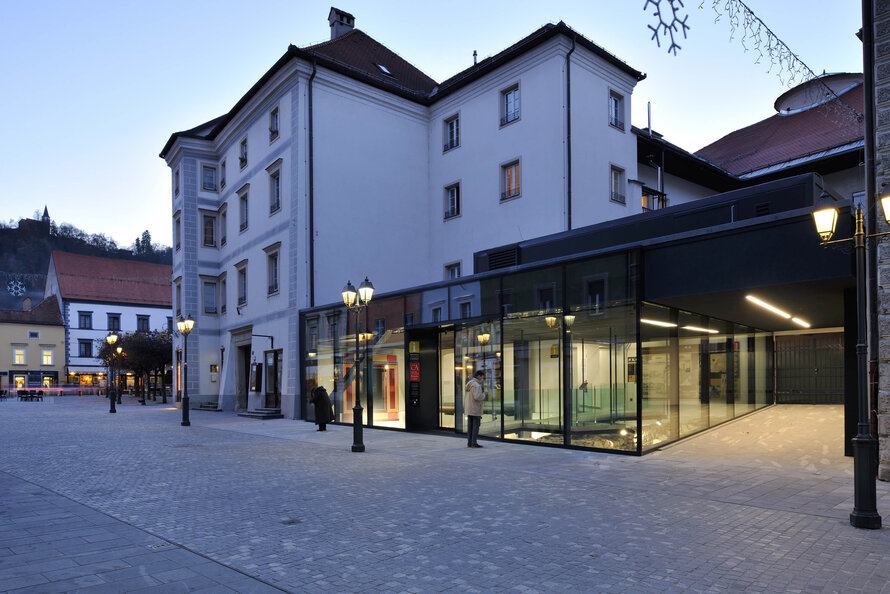 Pavilion for the Presentation of Archaeological Remains, Celje
