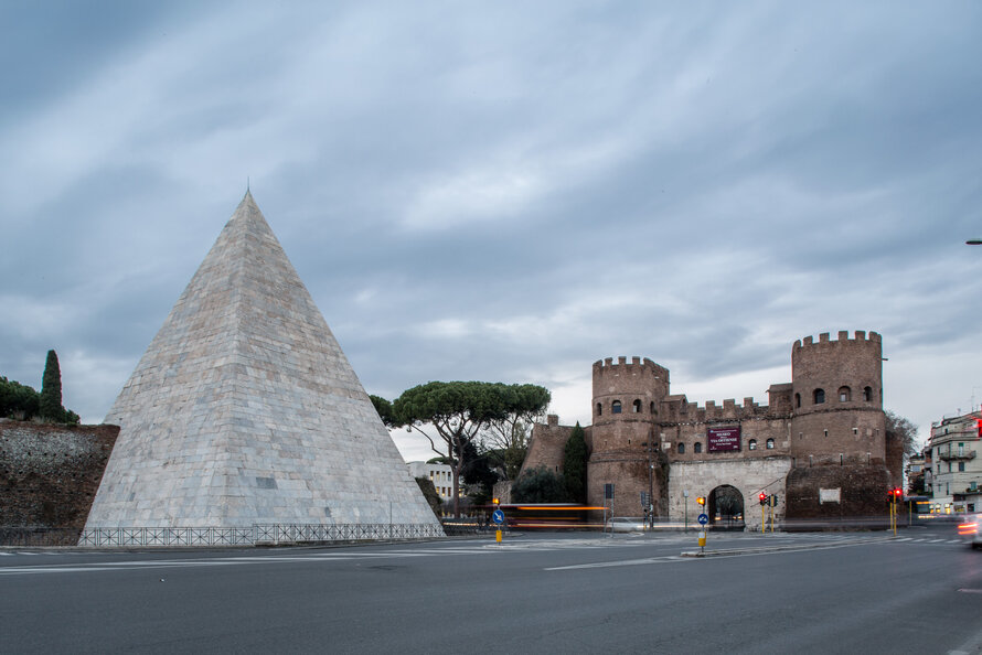 White Pyramid in Rome