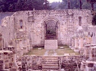  'Saint-Guenole Abbey (Abbaye Saint Guénolé), Landevennec'