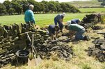 Dry stone walling project, Upper Colne Valley 