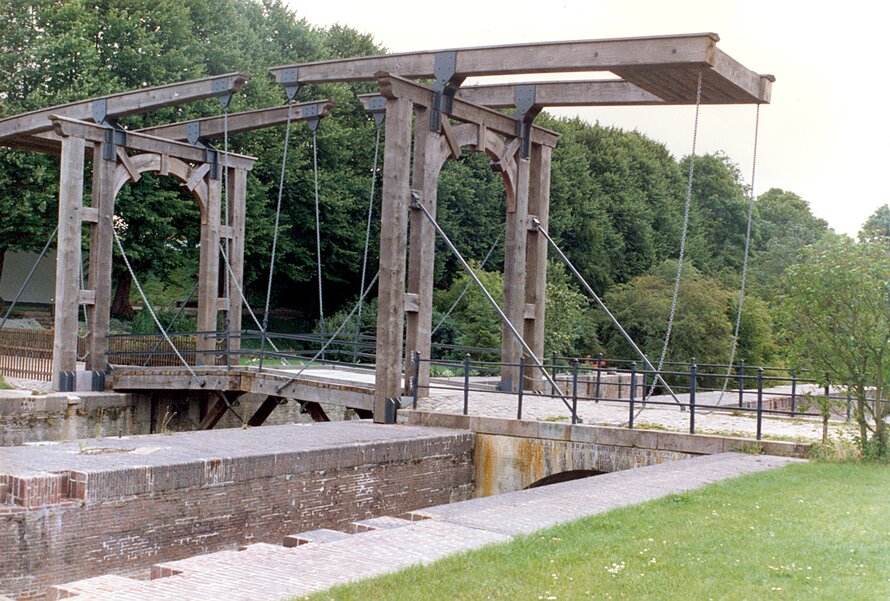 The Eider Canal lock, Klein-Königsförde