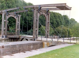  'The Eider Canal lock, Klein-Königsförde'