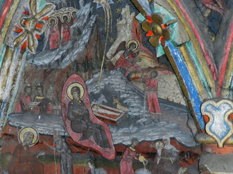 Image 'Dragomirna Monastery frescoes, Suceava'