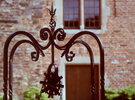 Jonathas House - Castle entry porch and riding stables, Enghien 