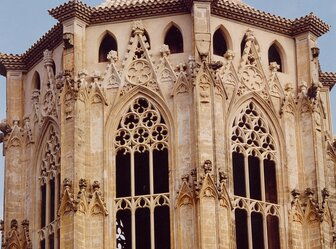  'The Church Tower of the Royal Abbey of Santa Maria de Poblet '