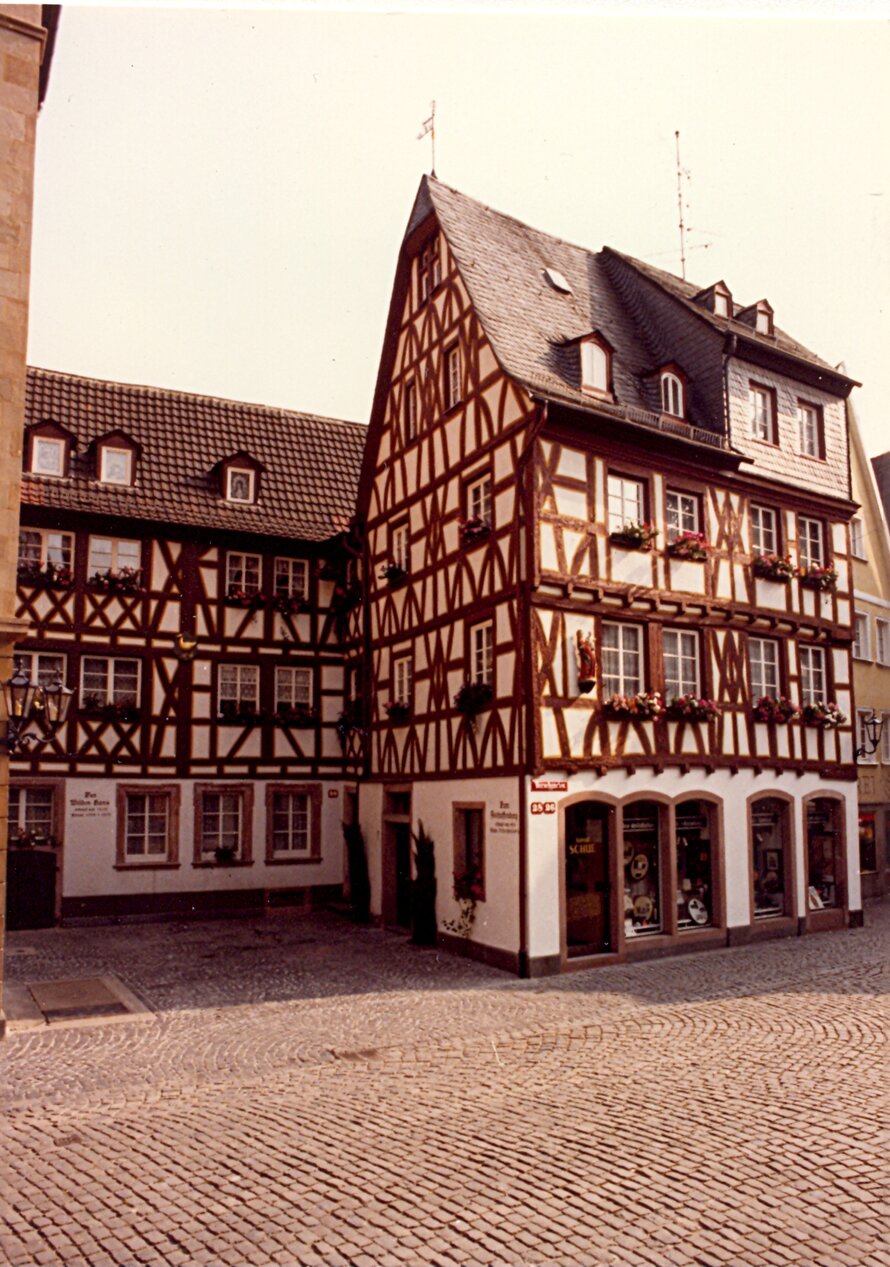 3 Half-timbered houses in Mainz Old Town