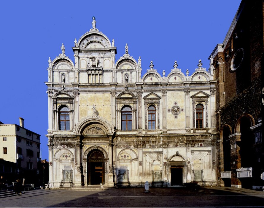 Façade of the Scuola Grande di San Marco, Venice 