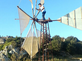 Image 'Restoration of Lasithi Plateau’s windmills with perforated sails'