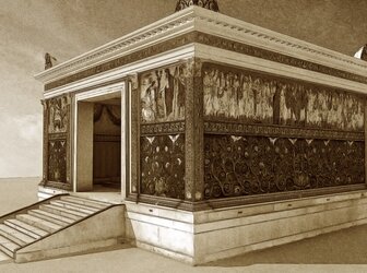 Image 'The Augustus Botanical Code Ara Pacis, Rome'