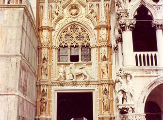  'Porta della Carta at the Doge's Palace, Venice'