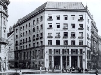  'Goldman & Salatsch Building by Adolf Loos, Vienna'