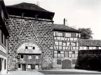  'Donjon on the Schütt Island (hinteren Insel Schütt), Nuremberg'