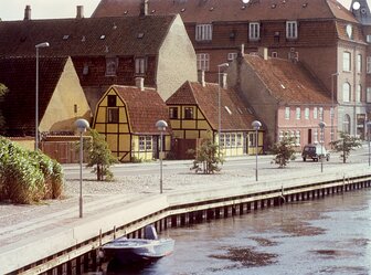  'The Houses at the Bridge, Skaelskor'