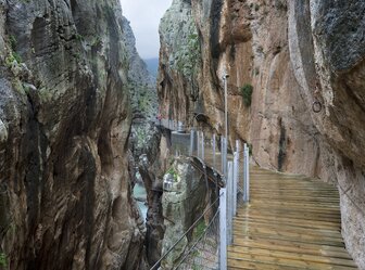  'The King’s Little Pathway in El Chorro Gorge'