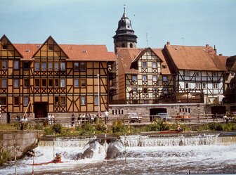  'Waterfront Fulda River, Münden'