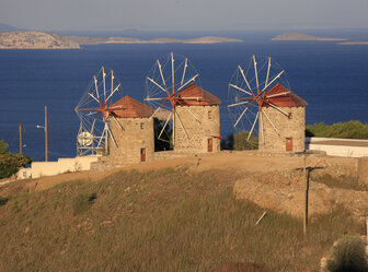  'The Windmills of St John the Theologian Monastery's , Island of Patmos'