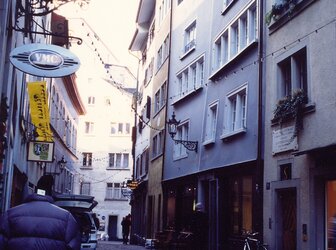 Image 'Medieval dwelling house at 7 Rindermarkt, Zürich'