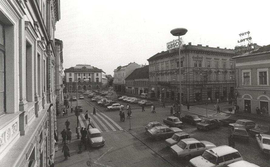 Kárász Street and Klauzál Square, Szeged