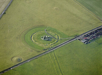  'Stonehenge: Surrounding landscape and visitor centre'