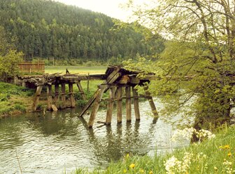 Image 'Pile bent bridge (Pfahljochbrücke), Horb am Neckar'