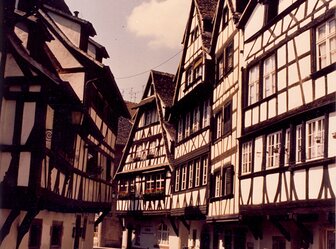  'New pedestrian zone in the historic town centre of Strasbourg '
