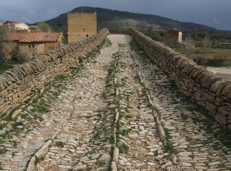  'Medieval Bridge on the Truchas River, Pobleta de San Miguel'