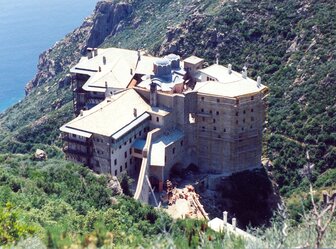  'Katholikon (Main Church) of Simonopetra Monastery, Dafni-Mount Athos'