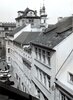 Pedestrian zone "Mustek Street" in the historic town centre of Prague