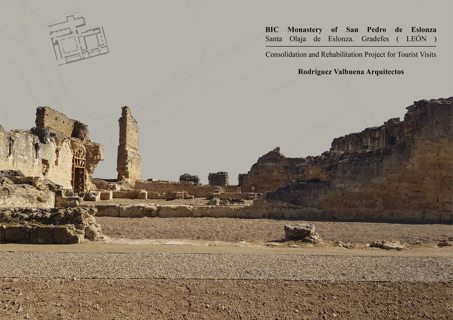 Ruins of the Monastery of San Pedro de Eslonzare